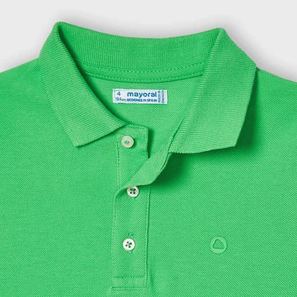 Camisa Polo M/C para niño MAYORAL Ref 150 Color 46 Matcha