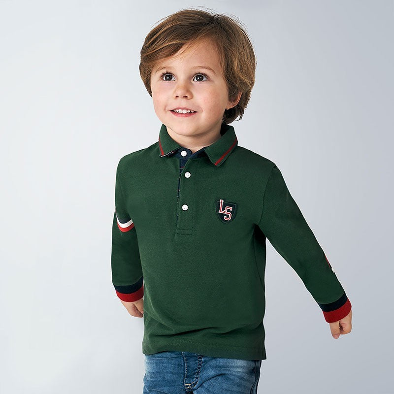 Camisa Polo M/L para niño MAYORAL Ref 4134/26 Pinsapo