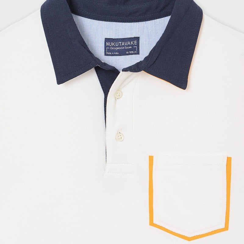 Camiseta Polo para chico MAYORAL Ref. 6110/86 Blanco
