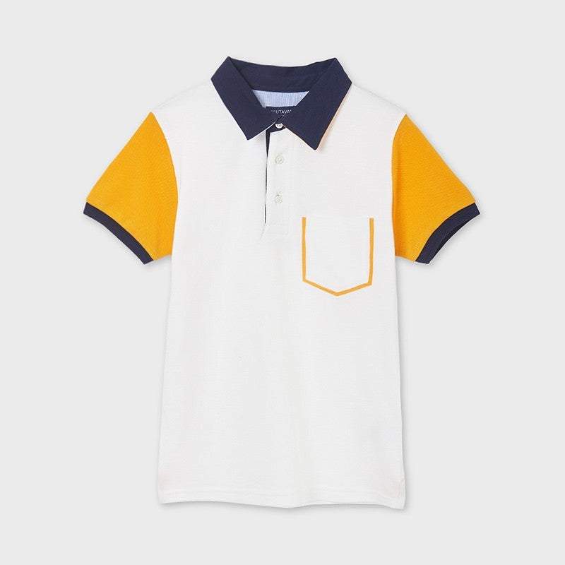 Camiseta Polo para chico MAYORAL Ref. 6110/86 Blanco
