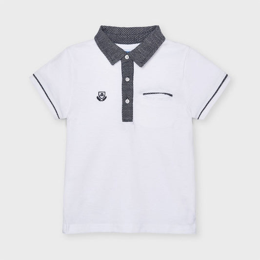 Camisa Polo M/C para niño MAYORAL Ref 3110/89 Blanco