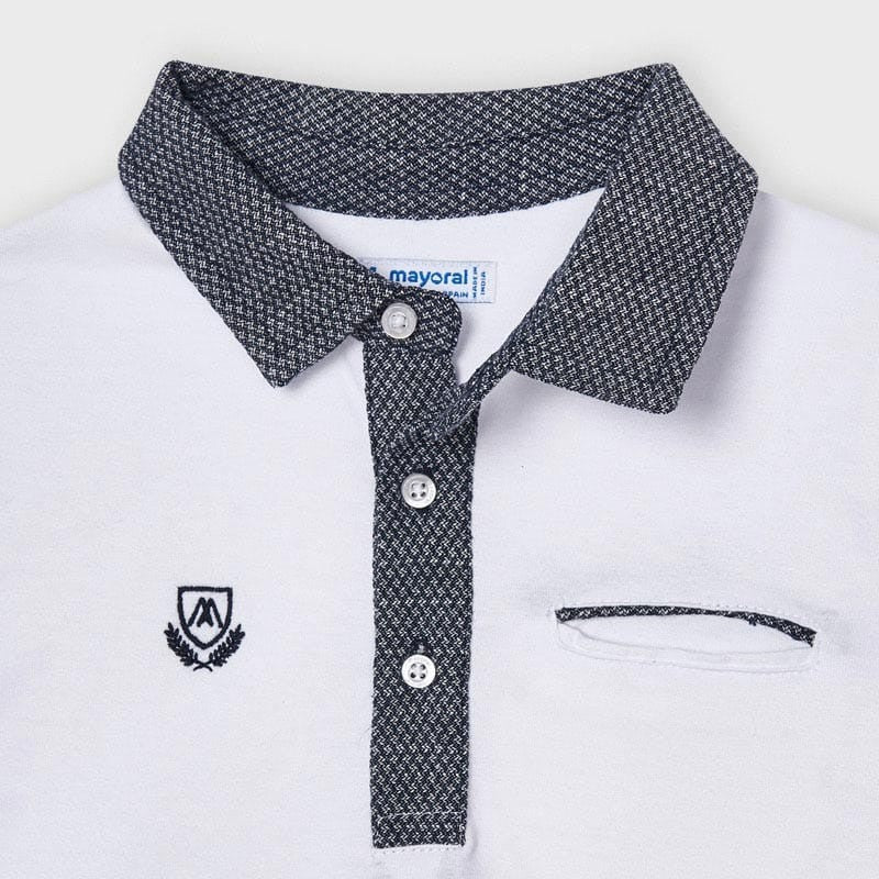 Camisa Polo M/C para niño MAYORAL Ref 3110/89 Blanco