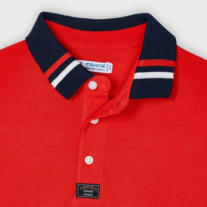 Camisa Polo M/C para niño MAYORAL Ref  3108/82 Cyber Red