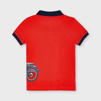 Camisa Polo M/C para niño MAYORAL Ref  3108/82 Cyber Red