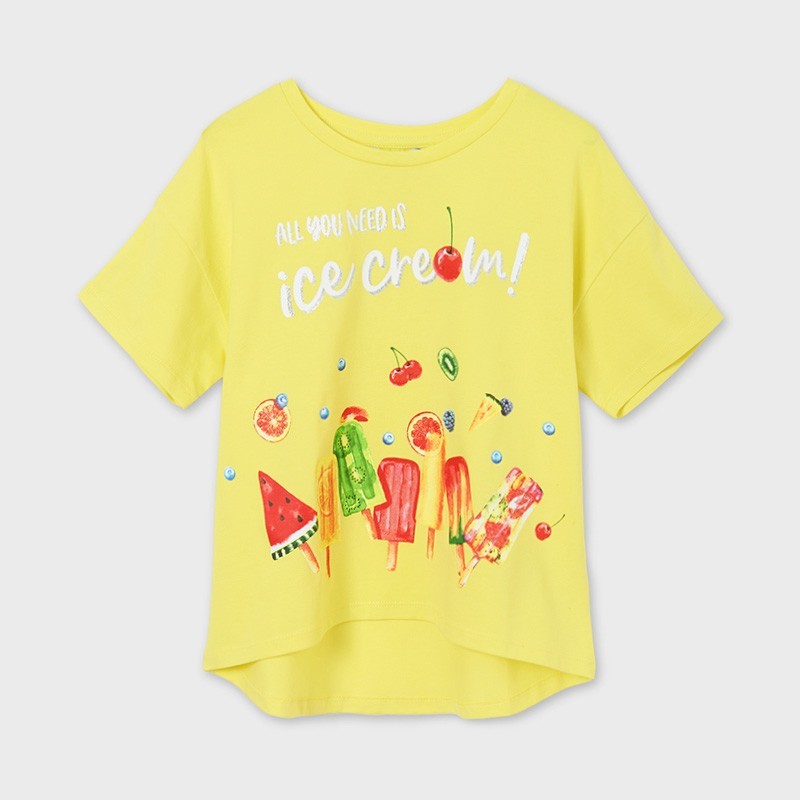 Camiseta para chica MAYORAL Ref. 6021/15 Limon