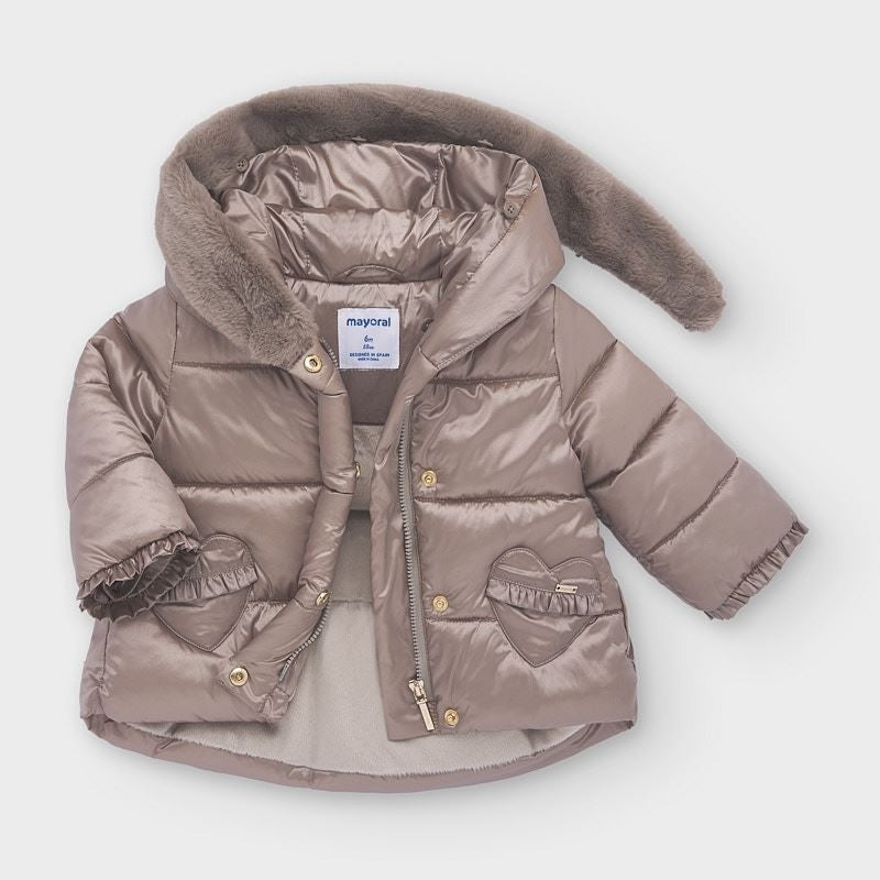 Chaqueton para niña MAYORAL Ref 2414/59 Platino