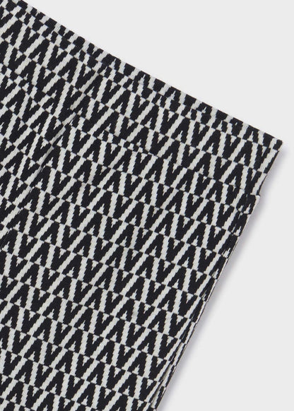 Legging jacquard chica  Ref. 13-07746-041 Negro Jacq
