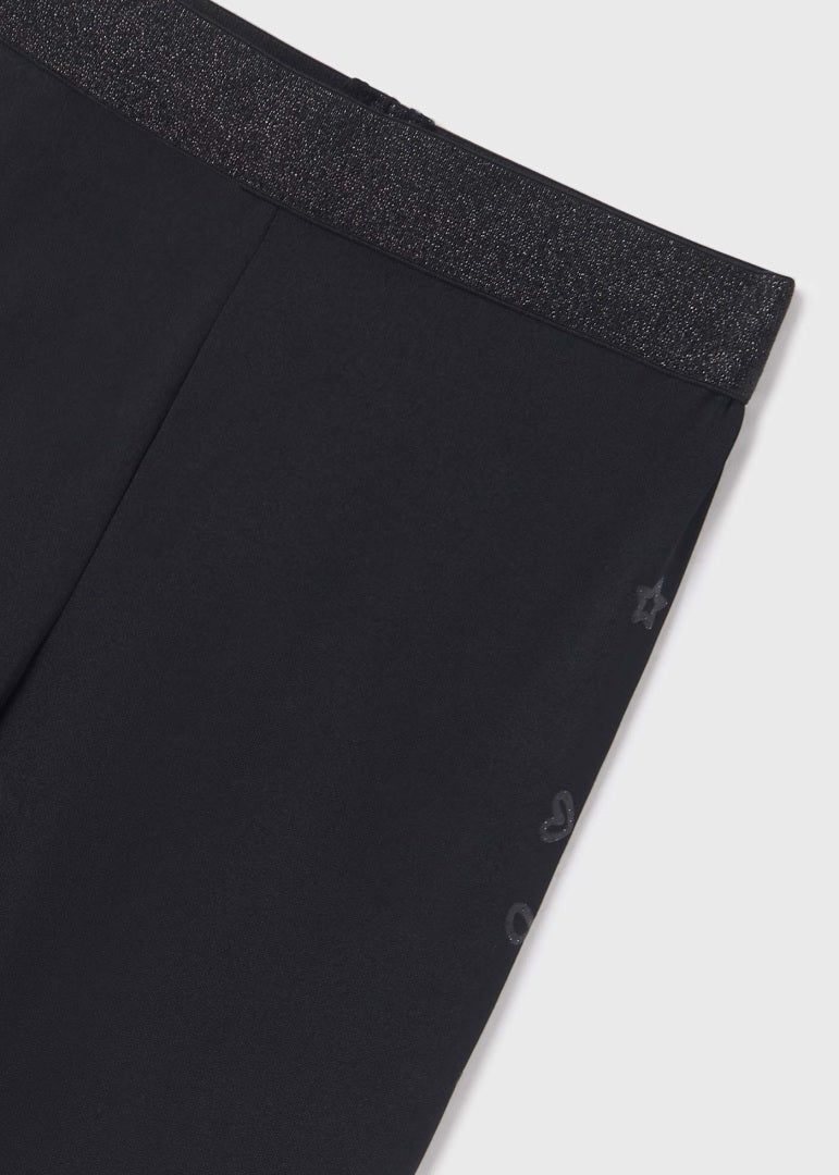 Legging largo con motivo estampado para chica MAYORAL Ref. 23/6748/78 Negro
