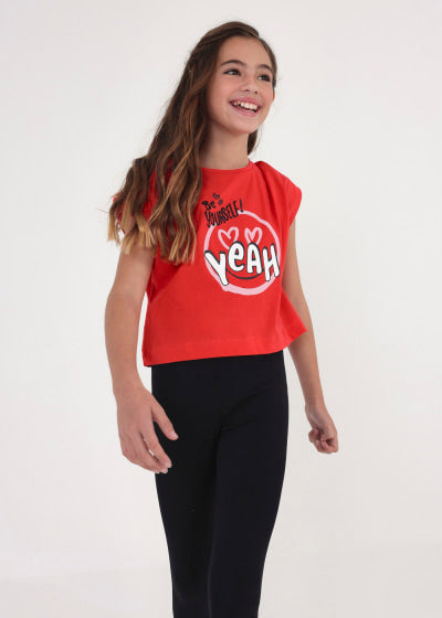 Legging largo de algodón sostenible para chica SKU 752 Color 70 Negro