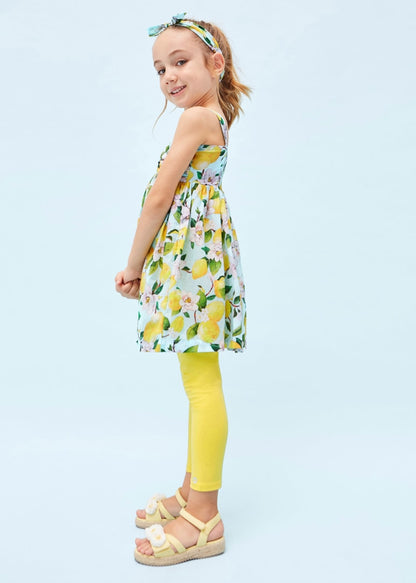 Legging largo de algodón sostenible para niña Art. 23-00748-040 Mimosa