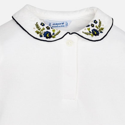 Blusa manga larga y Short para niña Conjunto 2 pz MAYORAL Ref. 3211/65/4118/25 Marino