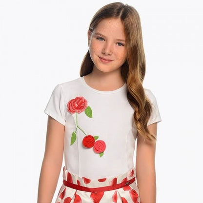Camiseta para chica MAYORAL Ref. 6001/80 Blanco