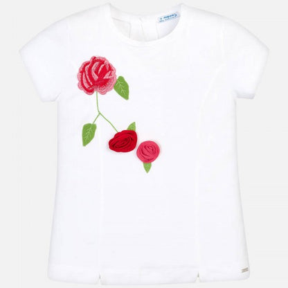 Camiseta para chica MAYORAL Ref. 6001/80 Blanco