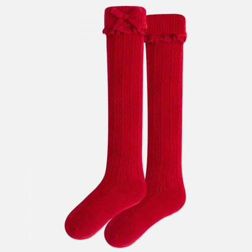 Calcetas Caladas MAYORAL SKU 102800 Color 26 Rojo