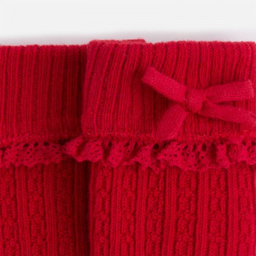 Calcetas Caladas MAYORAL SKU 102800 Color 26 Rojo