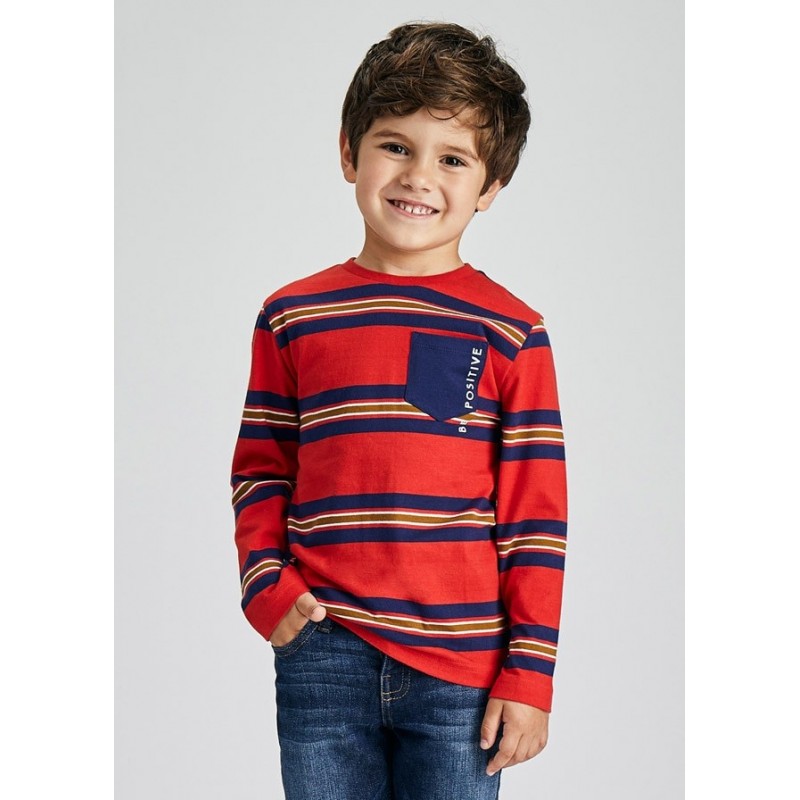 Camisa M/L para niño MAYORAL Ref 4084/27 Rojo