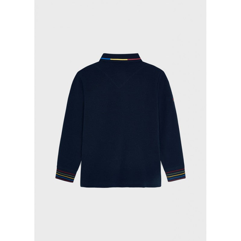 Camisa Polo M/L  para niño MAYORAL Ref 4157/91 Blue Black