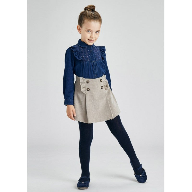 Falda Pantalon Micropana para chica Sku 4909/20 Topo