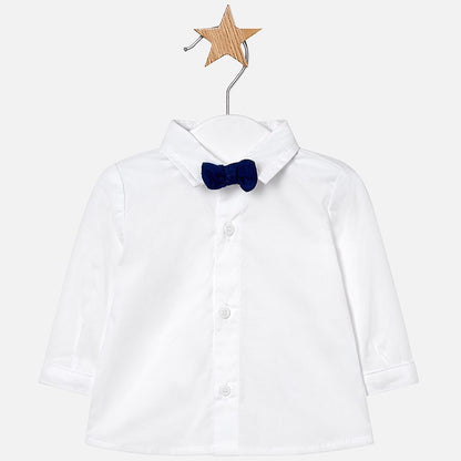 Camisa y Moño para bebé niño Conjunto 2 Pz MAYORAL Ref. 1106/59 Navy