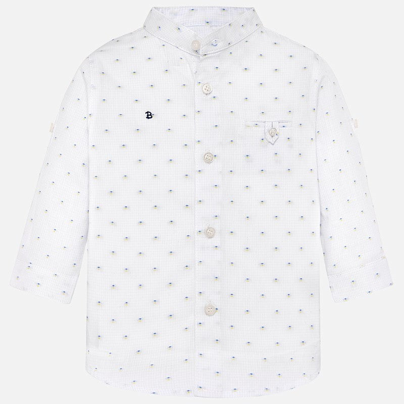 Camisa Bebé Estampada  Sku 1133 Color 64 Blanco