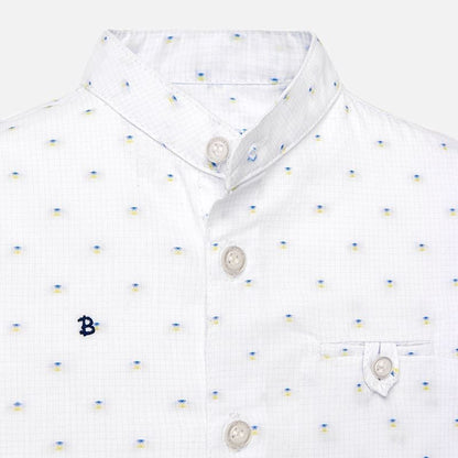 Camisa Bebé Estampada  Sku 1133 Color 64 Blanco