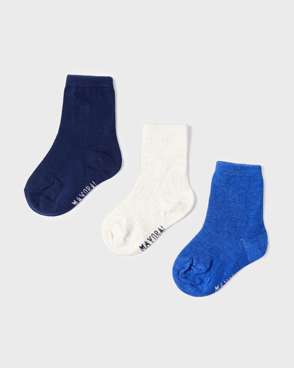 Set 3 Calcetines Lisos MAYORAL SKU 10268 Color 29 Klein Vig
