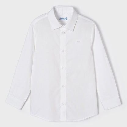 Camisa M/L de Vestir para niño MAYORAL Ref 140/10 Blanco