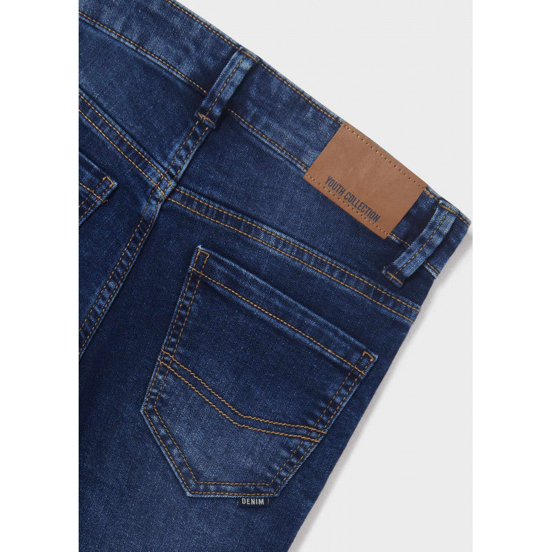 Pantalón Tejano Sku 538 Color Oscuro
