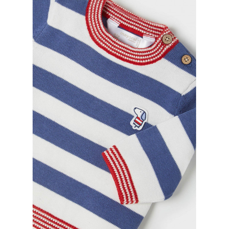 Jersey Rayas Niño Mayoral Ref 01348-044 Blue star