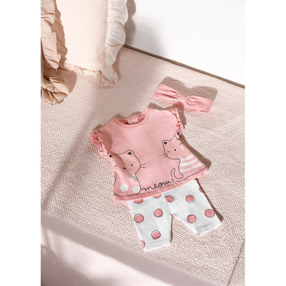 Conjunto 3 pz para bebé niña MAYORAL Ref. 22/1715/45 Blossom