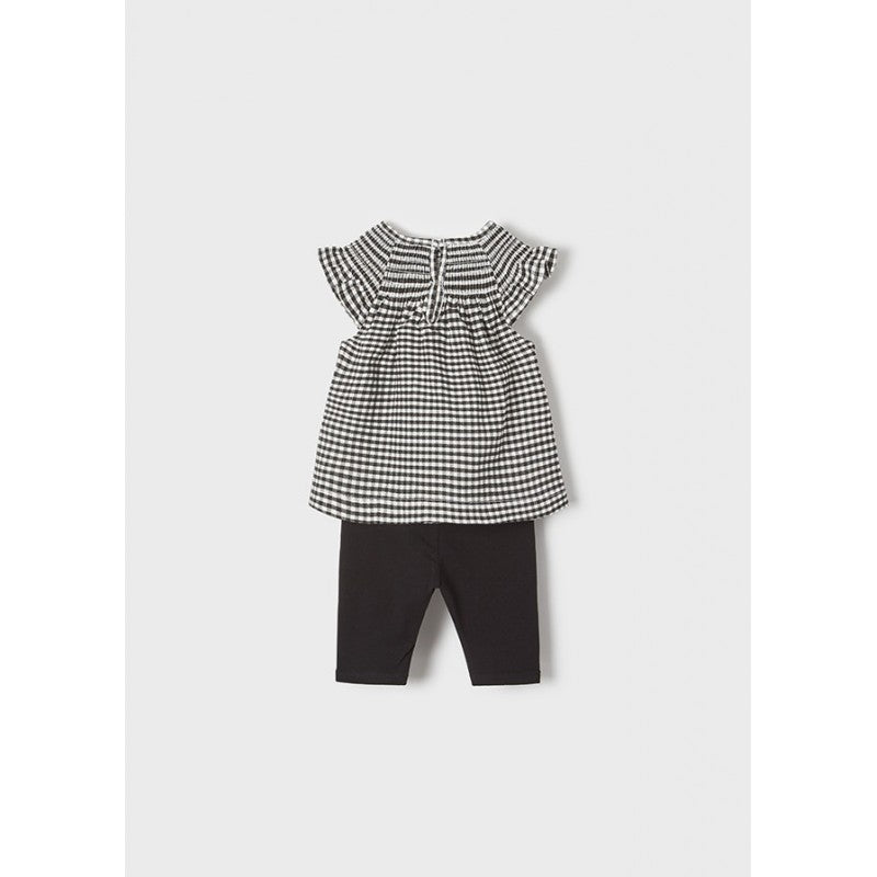 Conjunto 2 Pz Leggings Bluson Bebé Niña SKU 1720 Color Negro