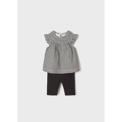 Conjunto 2 Pz Leggings Bluson Bebé Niña SKU 1720 Color Negro
