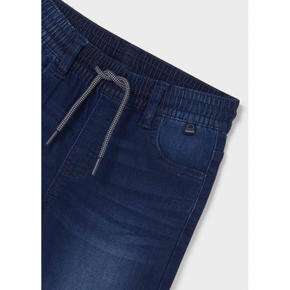 Bermuda soft denim jogger sku 6213 Color 65 oscuro