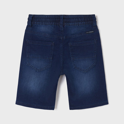 Bermuda soft denim jogger sku 6213 Color 65 oscuro