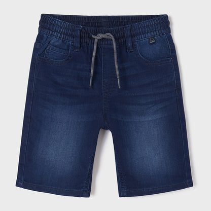Bermuda soft denim jogger sku 6213 Color 65 oscuro