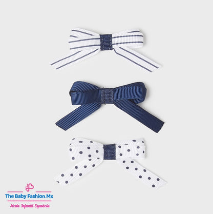 Set 3 pinzas para bebé niña MAYORAL Ref. 9496/89 Royal
