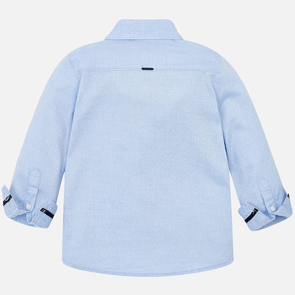 Camisa Manga Larga 3142 Color Celeste