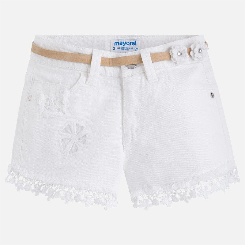 Short de mezclilla para niña MAYORAL Ref. 3216/39 Blanco