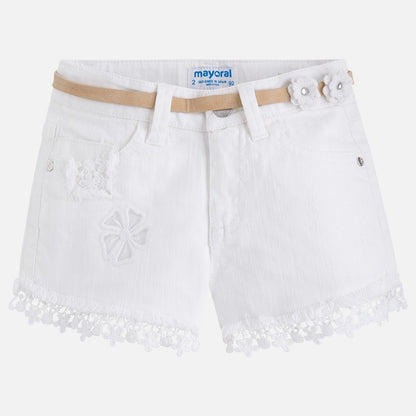 Short de mezclilla para niña MAYORAL Ref. 3216/39 Blanco