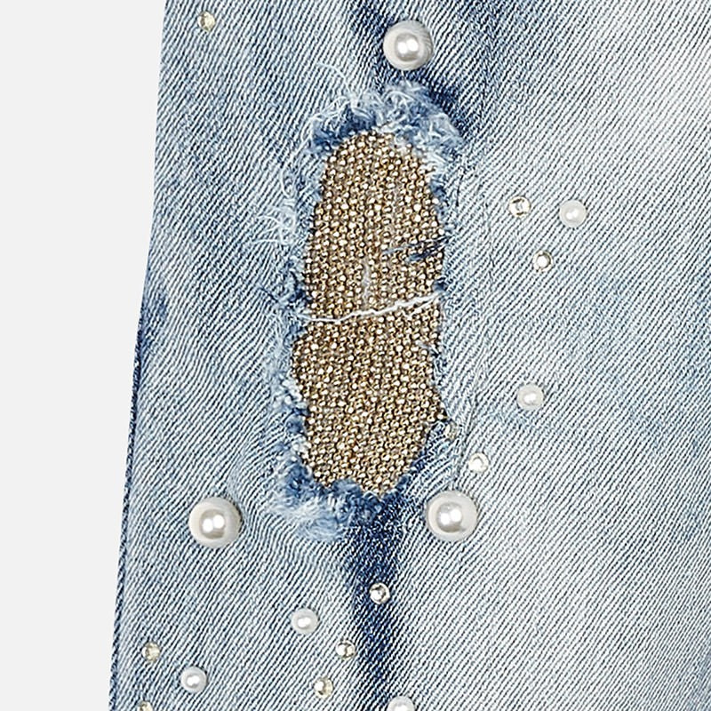 Pantalón Vaquero Niña Sku 3503 Color 45 Bleached