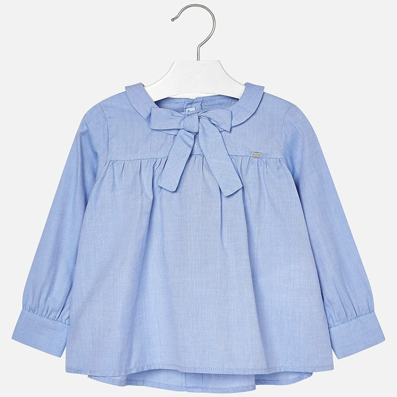 Blusa manga larga para niña MAYORAL Ref. 4132/40 Azul