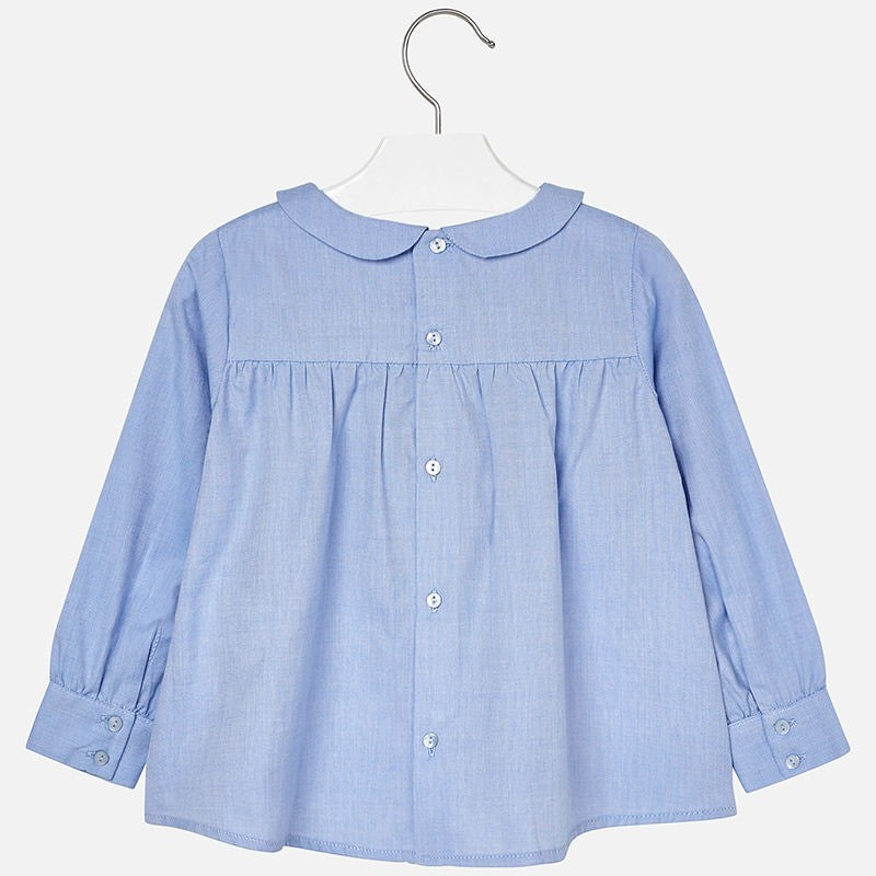 Blusa manga larga para niña MAYORAL Ref. 4132/40 Azul