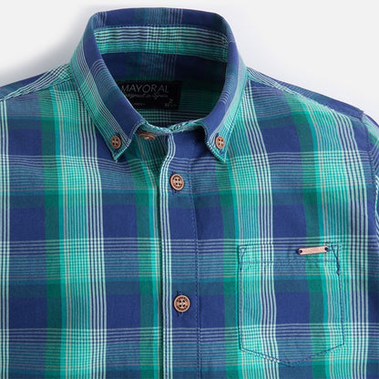 Camisa Cuadros Sku 4149 Color Bonsai