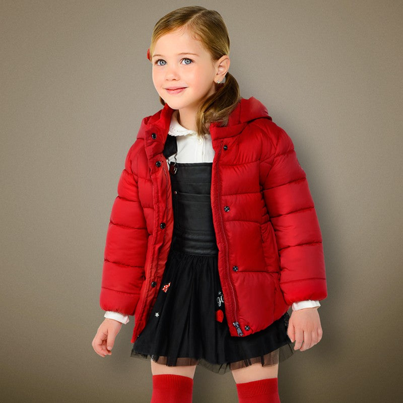 Chamarra afelpada para niña MAYORAL Ref. 415/76 Rojo