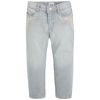 Pantalon Mezclilla Sku 4545 Color 81 Gris Claro