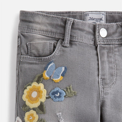 Pantalon Mezclilla Sku 4545 Color 83 Gris Claro