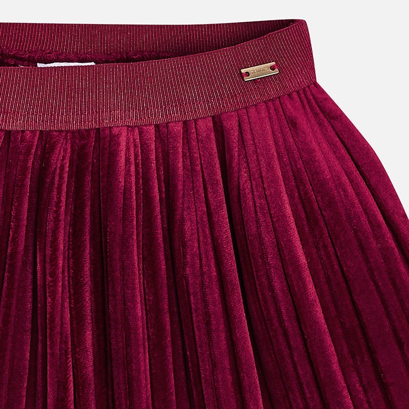 Falda Plisada MAYORAL SKU 4920 Color 78 Frambuesa