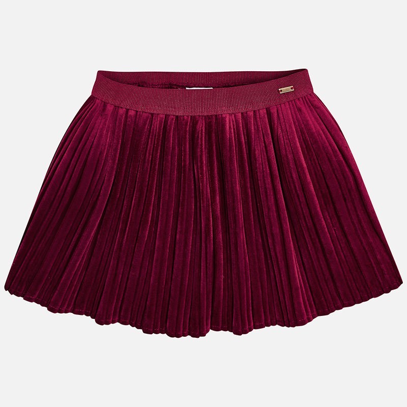 Falda Plisada MAYORAL SKU 4920 Color 78 Frambuesa