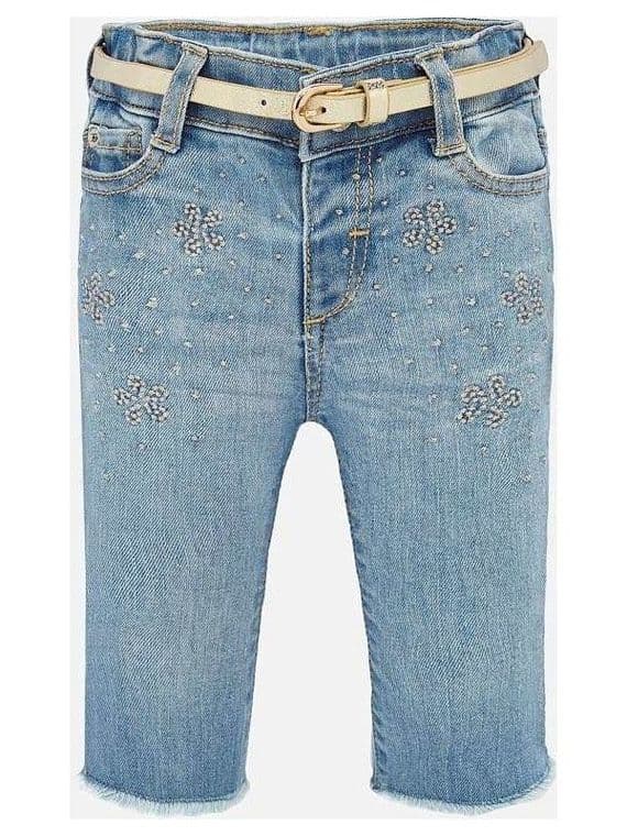 Pantalón Conjunto 2 Pz Cinturon Sku 1557 Color Bleached