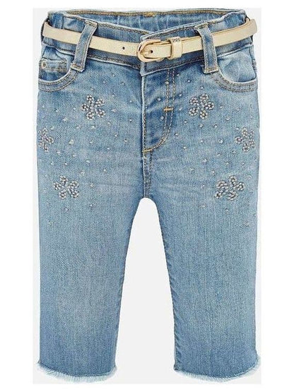 Pantalón Conjunto 2 Pz Cinturon Sku 1557 Color Bleached